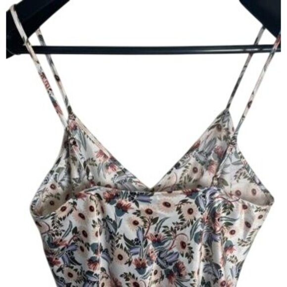 Chelsea28 Floral Midi Slip Dress w/Adj Spaghetti Straps - Med - Beach * Casual - Picture 5 of 8